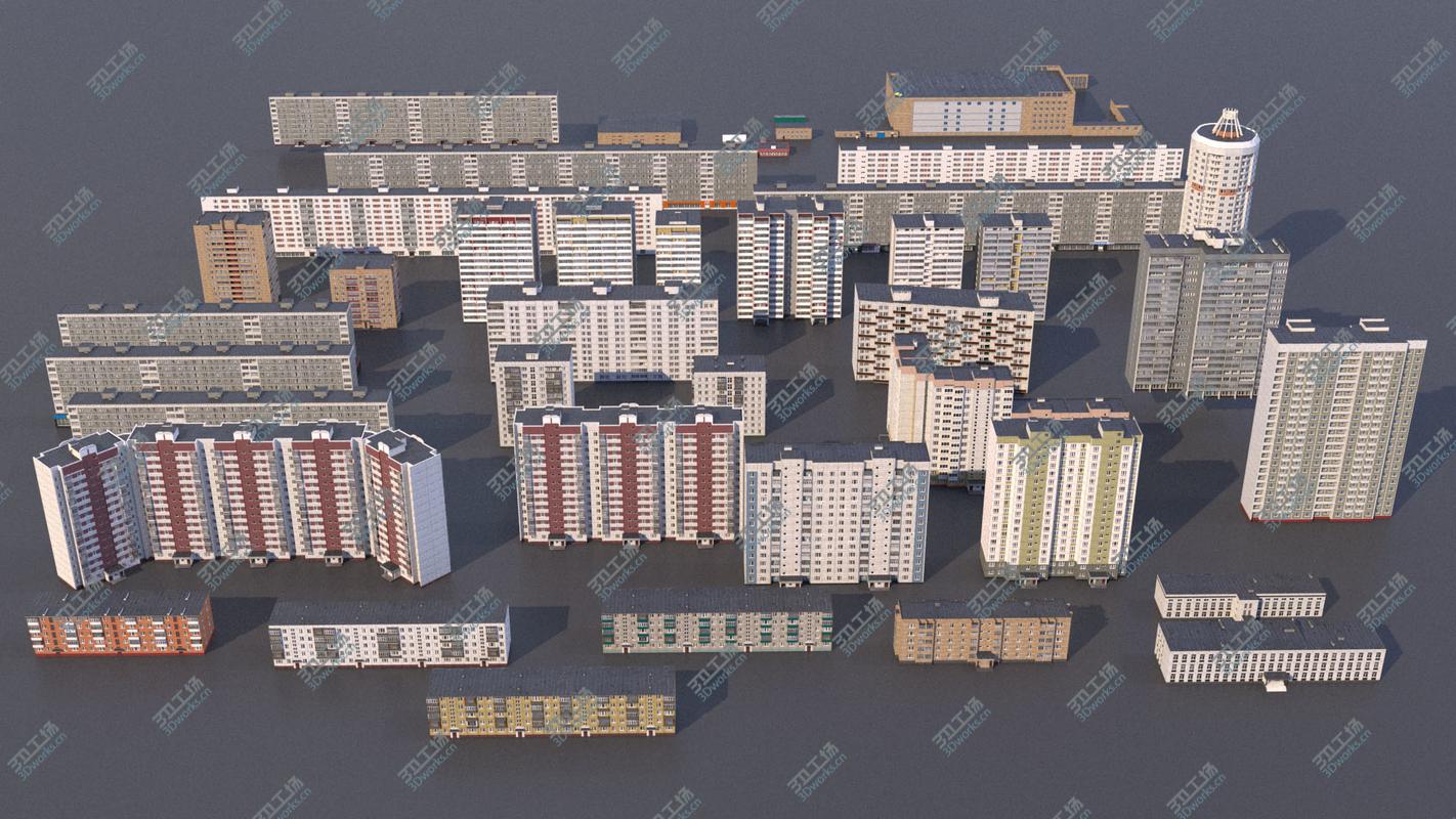 images/goods_img/202105072/3D Russian buildings pack model/2.jpg